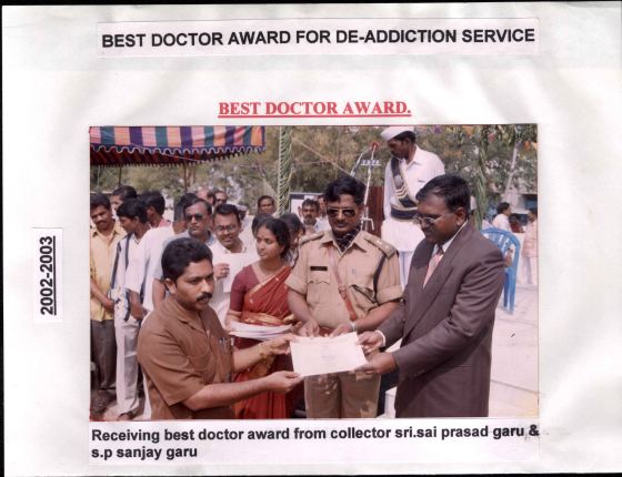 Best Doctor Award, 2003
